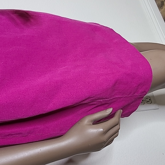 Banana Republic Dress Size 6 Hot Pink Body Con Silhouette Comfort Stretch Barbie - Picture 4 of 7